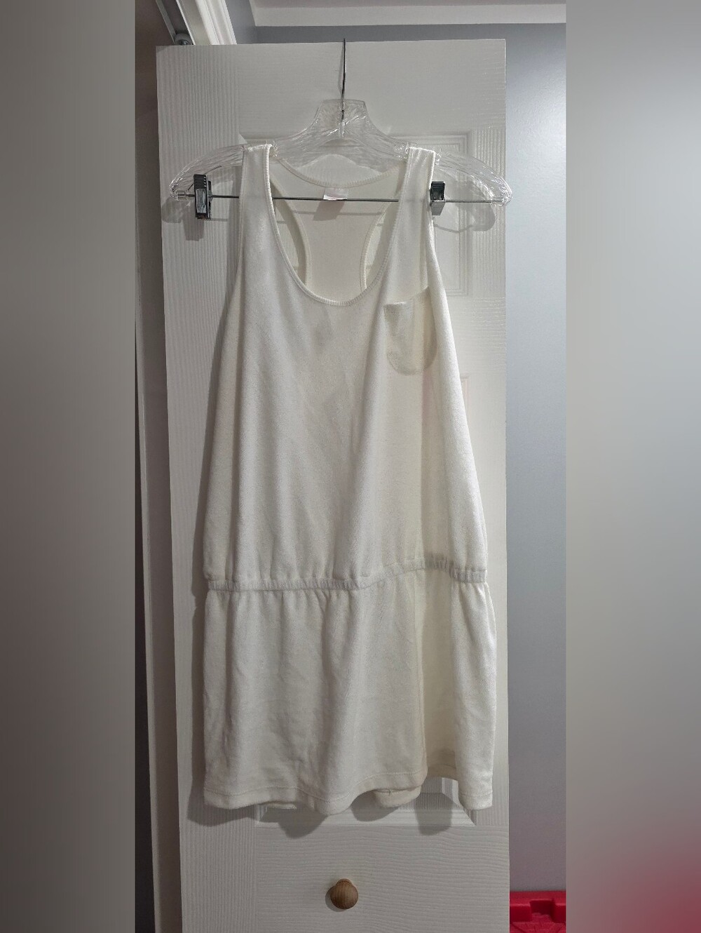 Xhilaration White Tank Swim Cover Up Dress